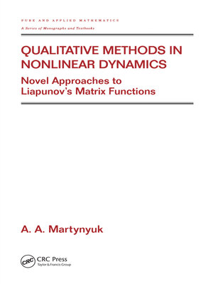 cover image of Qualitative Methods in Nonlinear Dynamics
